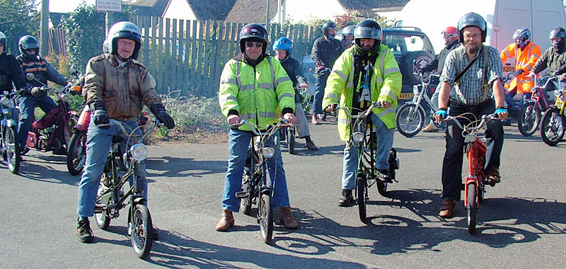 Four Scamp riders in 2011