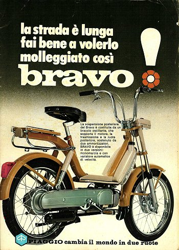 Bravo advert from 1976