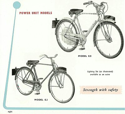 Elswick bicycles for cyclemotors