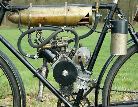Water-cooled Anzani cyclemotor