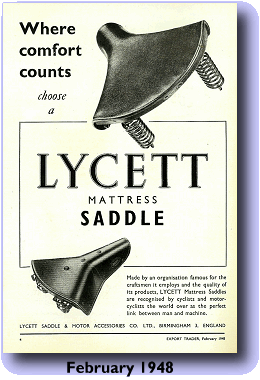 1948 Lycett advert