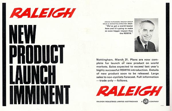 Raleigh RM7 advert