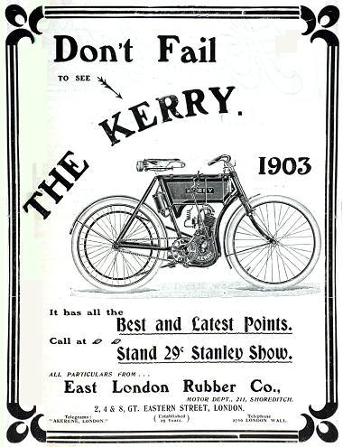 1902 Kerry advert in ‘Motor Cycling’