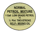 Oil mix transfer