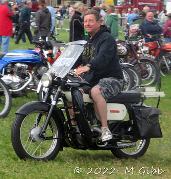 Francis–Barnett Falcon at Whitby Traction Engine Rally