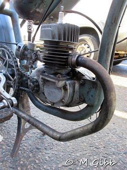 Mistral engine on French moped