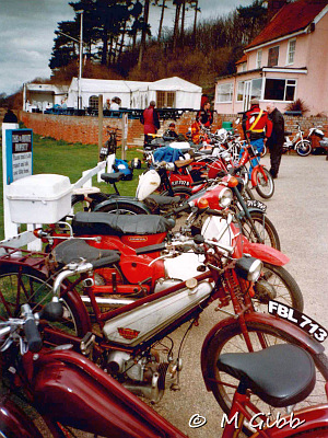 Bikes parked at Ramsholt