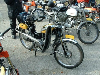 3-speed Puch with upswept exhaust
