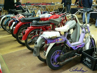 All sorts of mopeds
