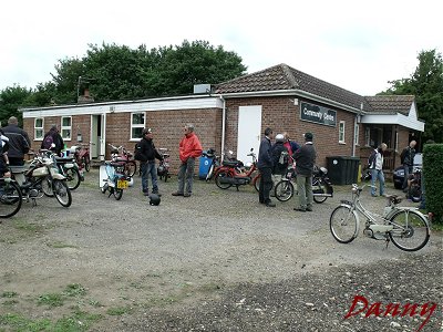 The bikes outside the Community Centre