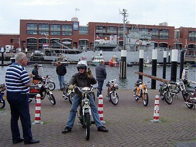On the dockside at Scheveningen