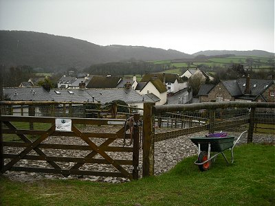 The view from the Royal Oak at Dunsford