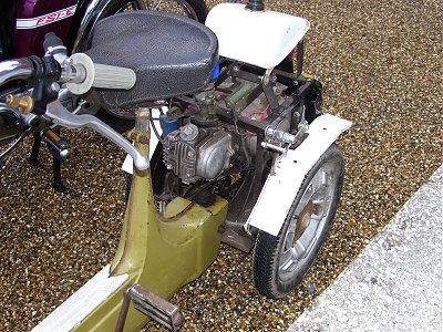 An Ariel Three with a Honda engine