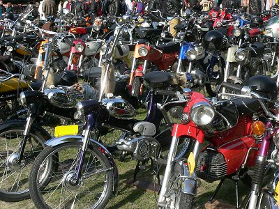 Some of the mopeds at NVT