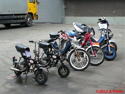Line of bikes