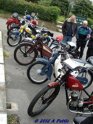 The bikes at the Fox & Hounds