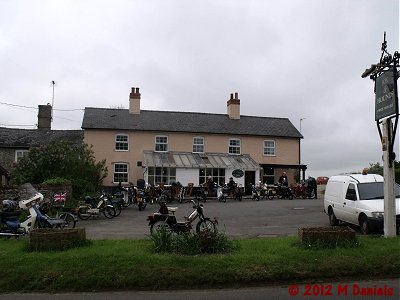 The bikes at the Fox & Hounds