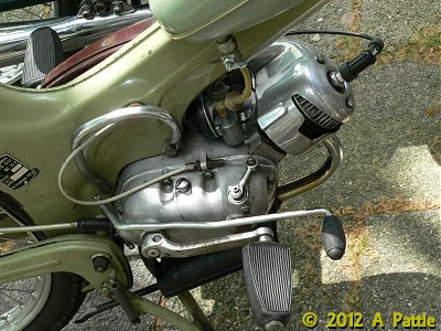 Puch gear lever