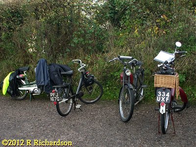 Bikes in the pub car park