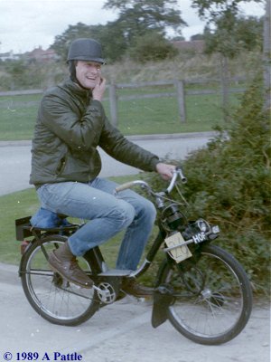 Fellow VéloSoleX rider Steve Peet