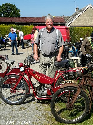 Bown autocycle at Lord Thurlow Village Hall