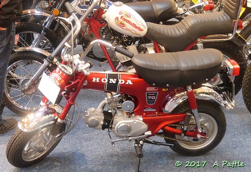 Honda ST70 Dax in the Exhibition Hall