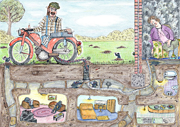 Moles Ringa Ding Ding by Steve Royce Griffin