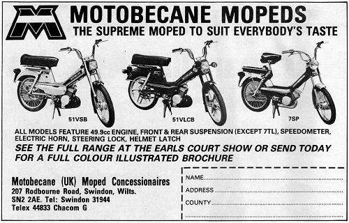 Motobécane 51 series advert
