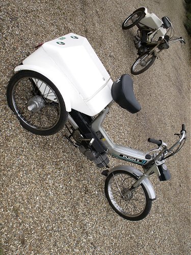 A pair of Zorplan tricycles