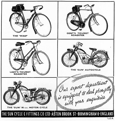 1949 Sun bikes
