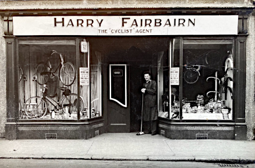 Harry Fairbairn’s shop in 1946 Harry Fairbairn’s shop in 1946