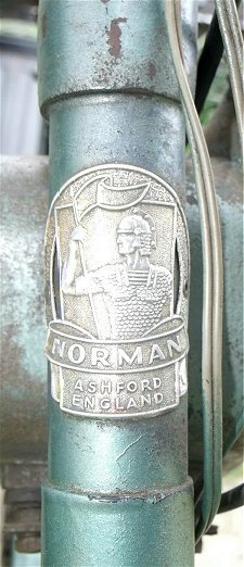 Norman badge on the Cyclemate