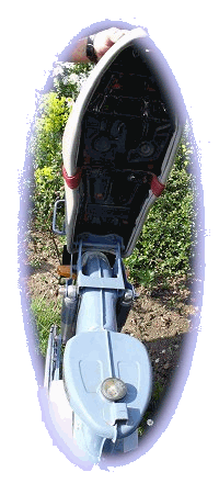 Honda C100 fuel tank