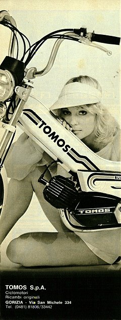 1980 Italian Tomos advert