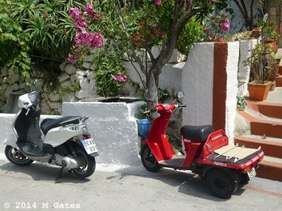 Scooters on Nisyros