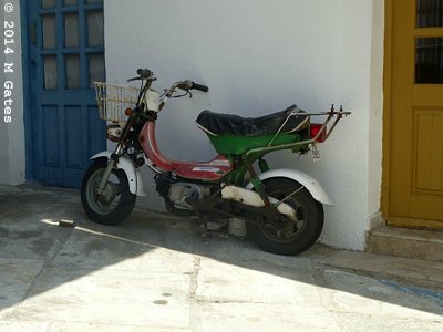 Moped on Nisyros
