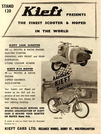 Kieft advert 1955