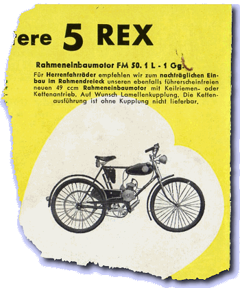 Belt-drive Rex FM50