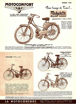 Mobylette leaflet February 1955