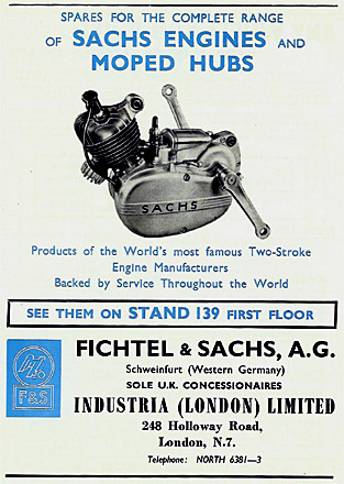 Sachs advert, 1960