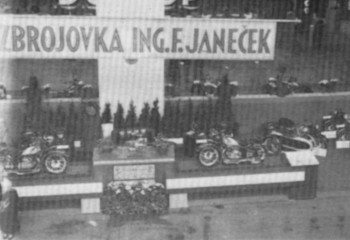 Jawa stand at the 1929 Prague Show
