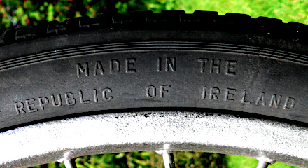 Irish Dunlop tyre