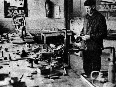 Inside the ABG–VAP factory in 1954