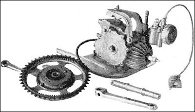 1952 MT34 cyclemotor unit