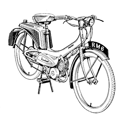 Drawing of Raleigh RM6