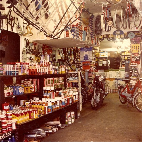 Inside Alford Brothers' shop