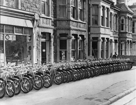 Moped delivery in 1967