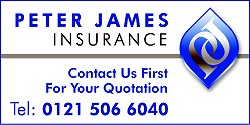 Peter James Insurance Auto Centre graphic
