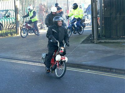 The Solex sets off