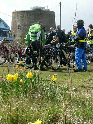 Daffodils, mopeds and a Martello tower